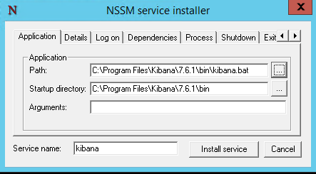 Окно настроек